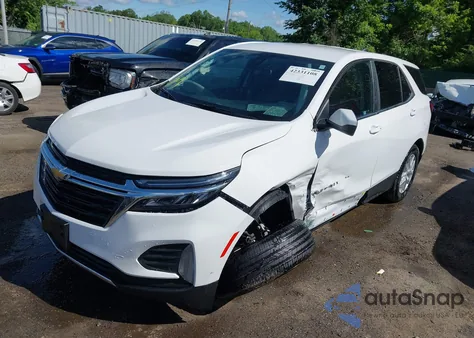 2024 Chevrolet Equinox Fwd Lt из США, поврежденный, VIN 3GNAXKEGXRL256851